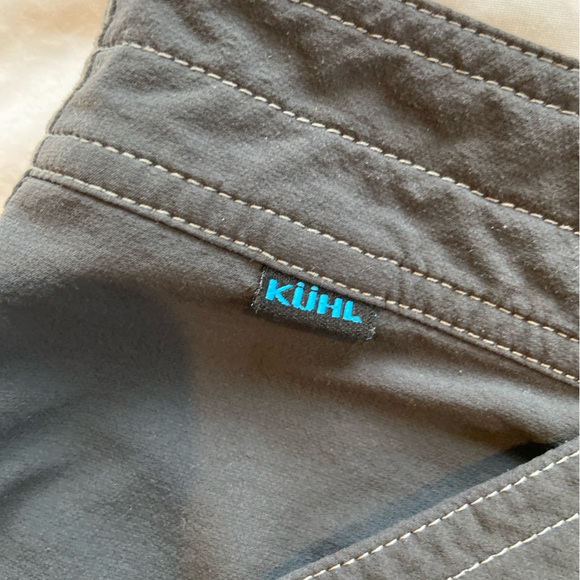 Kuhl Renegade Nylon Cargo Shorts Gray Mens Size 38 Performance Hiking - Picture 2 of 12